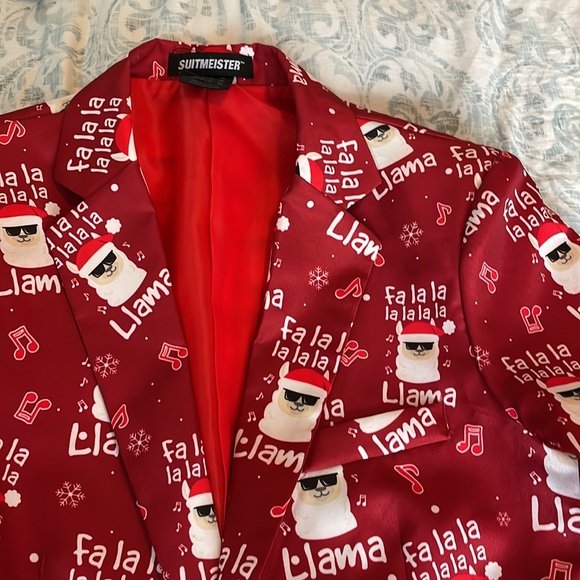 Suitmeister FALALALA LLAMA Suit Jacket - Picture 4 of 7